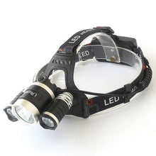 Load image into Gallery viewer, Adjustable Zoomable Headlamp Ultra Bright Rechargeable LED Bright High Lumen Head Lights Head Lamp Waterproof Flashlight For Outdoor Cmaping Fishing Hiking Biking Fishing Headlamp Running Headlamp