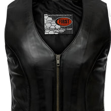 Load image into Gallery viewer, Savannah Women's Western Style Motorcycle Leather Vest