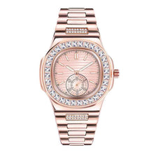 Load image into Gallery viewer, Men's Diamond Watches Fashion Alloy Band Gift Timepieces