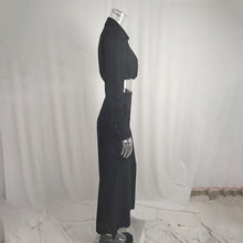 Load image into Gallery viewer, Women's Plus Size Wide Leg Elegant Pant Set