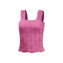 Load image into Gallery viewer, Women's Pleated Figure-flattering Square-neck Camisole