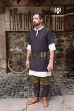 Load image into Gallery viewer, Short Sleeve Tunic Aegir Grey