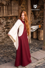 Load image into Gallery viewer, Wool Surcot Albrun Red