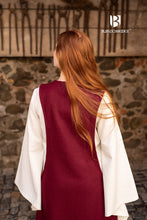 Load image into Gallery viewer, Wool Surcot Albrun Red
