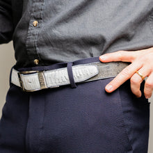 Load image into Gallery viewer, Alessio Belt White / Gray