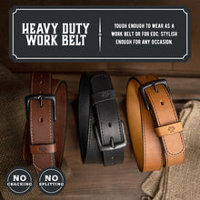 Load image into Gallery viewer, The All American Stitched Leather Belt