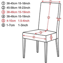 Load image into Gallery viewer, All black flower printed Chair Cover Washable Removable big elastic seat Covers Slipcovers Stretch for banquet hotel arm wedding