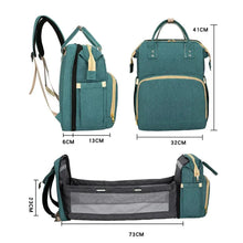 Load image into Gallery viewer, All-in-One Stroller Diaper Backpack