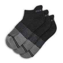 Load image into Gallery viewer, Ankle Socks - Black 3-Pack