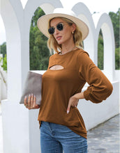 Load image into Gallery viewer, Cut Out Pullover Long Sleeve