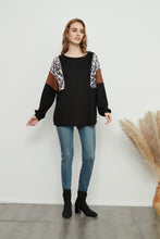 Load image into Gallery viewer, Leopard Pullover Knit Sweater