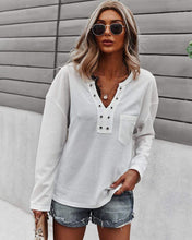 Load image into Gallery viewer, Faux Button Placket Sweater