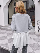 Load image into Gallery viewer, Double Layered Sweater Top