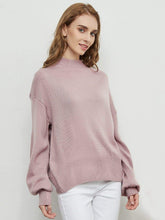 Load image into Gallery viewer, Love Tie Puffed Sleeve Sweater