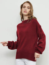 Load image into Gallery viewer, Love Tie Puffed Sleeve Sweater