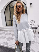 Load image into Gallery viewer, Double Layered Sweater Top