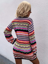 Load image into Gallery viewer, Vibrant Holiday Knit Sweater Dress