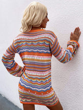 Load image into Gallery viewer, Vibrant Holiday Knit Sweater Dress
