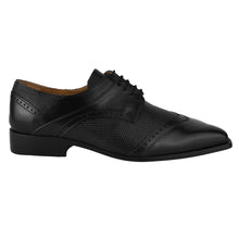 Load image into Gallery viewer, Anthony Genuine Leather Oxford Style Tread Design Dress Shoes