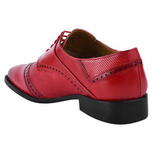 Load image into Gallery viewer, Anthony Genuine Leather Oxford Style Tread Design Dress Shoes