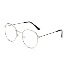 Load image into Gallery viewer, Anti Blue Light Glasses Computer Goggles Eye Protection For Men And Women Fashion Round Anti Blue Light Eyeglasses Reading Glasses Metal Spectacles For Men Women Eyewear Eyeglasses Frame Diopter 0 To 4.0