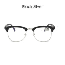 Load image into Gallery viewer, Anti Blue Light Half Frame Reading Glasses For Women And Men Anti Eye strain Fashion Classic Style Retro Eyeglasses New Eyewear Simple Modern Design Everyday Sunglasses For Men