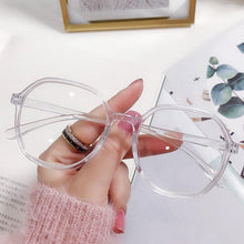 Load image into Gallery viewer, Anti-blue Light Women Men Reading Glasses Eyestrain Computer Reading TV Glasses Stylish Frame Anti Glasses Men And Women Retro Big Frame Myopia Eyeglasses Oversized Ladies Diopter Presbyopia Eyeglasses Frames +1.0 +1.5 +2.0 +2.5 +3.5 +4.0