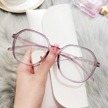 Load image into Gallery viewer, Anti-blue Light Women Men Reading Glasses Eyestrain Computer Reading TV Glasses Stylish Frame Anti Glasses Men And Women Retro Big Frame Myopia Eyeglasses Oversized Ladies Diopter Presbyopia Eyeglasses Frames +1.0 +1.5 +2.0 +2.5 +3.5 +4.0