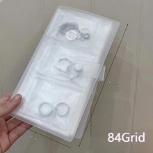 Load image into Gallery viewer, Anti-oxidation Jewelry Organizer Albums Desktop Drawer Storage Transparent Necklace Bracelet Ring Book Holder Jewelry Bag Portable Travel Jewelry Organizer Storage Book for Rings Necklaces Studs And Earrings