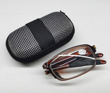 Load image into Gallery viewer, Anti UV Glare Eyestrain Foldable Computer Spring Hinge Readers For Women And Man Reading Glasses Retro Folding Spectacles Luxury Frame And TR Glasses Blue Light Readers+1.0 +1.5 +2.0 +2.5 +3.0 +3.5 +4.0