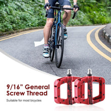 Load image into Gallery viewer, Anti-Vibration Mountain Bike Pedal Anti-Skid Lightweight Nylon Fiber Bicycle Pedal Board High-Strength Anti-Skid Bicycle Pedal New Nylon Fabric Anti Slip Durable Mountain Bike Flat Pedals
