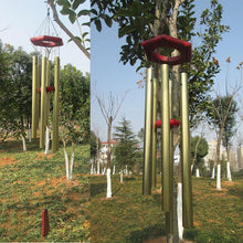 Load image into Gallery viewer, Antique Amazing Grace Wind Chimes Outdoor Large Deep Tone Resonant 6 Memorial Tube Copper Wind Chimes Chapel Bells Wind-chimes Hanging Home Decoration Elegant Chime Soothing Rich Tone for Mom Decent Gift For Housewarming & Christmas