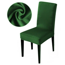 Load image into Gallery viewer, Armless Removable Washable Elastic Dinner Universal Spandex Solid Chair Slip Covers Set Colors For Choice Universal Size Chair Cover