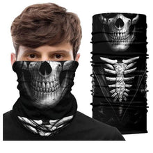 Load image into Gallery viewer, Army Camo Bandana Scarf Skull Balaclava Neck Buff Hunting Facemask Ski Mask Women Men Neck Gaiter Cover Turban Multipurpose Balaclava Elastic UV Face Shields for Women Gaiter Headband Shemagh Washable Cloth Bandanas Women Men