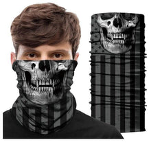 Load image into Gallery viewer, Army Camo Bandana Scarf Skull Balaclava Neck Buff Hunting Facemask Ski Mask Women Men Neck Gaiter Cover Turban Multipurpose Balaclava Elastic UV Face Shields for Women Gaiter Headband Shemagh Washable Cloth Bandanas Women Men