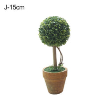 Load image into Gallery viewer, Artificial 1 Pc Heart Star Round Potted Decor Bonsai Ornament Home Garden Wedding Party Decor Home Decoration