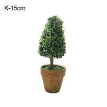 Load image into Gallery viewer, Artificial 1 Pc Heart Star Round Potted Decor Bonsai Ornament Home Garden Wedding Party Decor Home Decoration