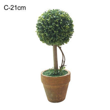 Load image into Gallery viewer, Artificial 1 Pc Heart Star Round Potted Decor Bonsai Ornament Home Garden Wedding Party Decor Home Decoration