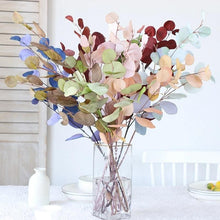 Load image into Gallery viewer, Artificial Eucalyptus Flower Plant Leaf Plastic Rod Long Branch Green Fake Plant Summer Autumn Home Bedroom Wall Decoration