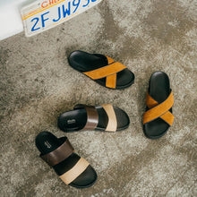 Load image into Gallery viewer, Men's Brown & Tan Cinturini Sandal