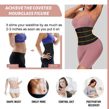 Load image into Gallery viewer, ATBUTY 9 Inches Short Torso Sport Girdle Underwear Women 9 Steel Bones Latex Waist Trainer Corset Private Label