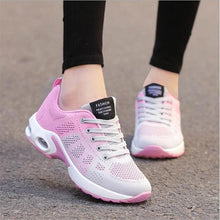 Load image into Gallery viewer, Athletic Sport Platform Sneakers Breathable Women Casual Fashion Height Increasing Shoes Air Cushion Soft Bottom Ultra Lightweight Running Workout Shoes Sports Design