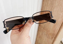 Load image into Gallery viewer, Attractive Sunglasses Square Shape Eyeglasses Metal Black Lenses For Men Women Sun Glasses for Outdoor Travel Driving Sunglasses