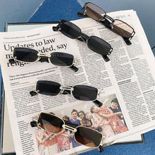 Load image into Gallery viewer, Attractive Sunglasses Square Shape Eyeglasses Metal Black Lenses For Men Women Sun Glasses for Outdoor Travel Driving Sunglasses