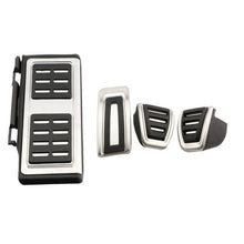 Load image into Gallery viewer, Auto Car Pedals Foot Fuel Brake Clutch Cover Nonslip Car Pedal Pads Auto Sports Gas Fuel Petrol Clutch Brake Pad Cover Foot Pedals Rest Plate Kit Pedal Covers Accessories Replacement Pedal Aluminum Alloy Pedals Set