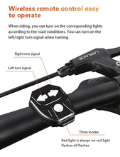 Load image into Gallery viewer, Auto-Sensing Bicycle Light Waterproof Bike Taillight LED USB Rechargable Safety Back Light Riding Warning Saddle Bike Rear Light Waterproof Bike Headlight Taillight LED Light Modes Bike Lights For Night Riding