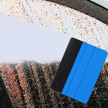 Load image into Gallery viewer, Auto Styling Vinyl Carbon Fiber Window Ice Remover Cleaning Wash Car Scraper With Felt Squeegee Tool Film Wrapping Accessories Vehicle Vinyl Wrap Window Tint Film Plastic Felt Edge Squeegee For Car Vinyl Scraper Decal Applicator