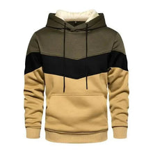 Load image into Gallery viewer, Autumn Casual Hoodie Male Thick Hoodies Hip Hop Streetwear Hooded Pullover Men Clothing Hoodies for Men Pullover Hip Hop Colors Block Pocket Mens Shirts Sport Tops Sweatshirts
