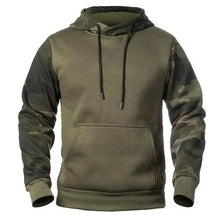 Load image into Gallery viewer, Autumn Men's Military Camouflage Fleece Hoodies Army Tactical Male Winter Camo Hip Hop Pullover Hoody Sweatshirt Men's Pullover Hoodie Blend Fleece Long Sleeve Contrast Color Military Sweatshirt