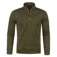 Load image into Gallery viewer, Men's Half Zipper Turtleneck Sweatshirt: Cozy and Stylish for Fall